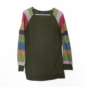 Striped soft sweater